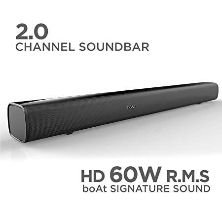 Aavante Bar 1160 | 60W RMS Sound Bar with 2.0 Channel Surround Sound, EQ Modes, Sleek & Lightweight Design - Image 4