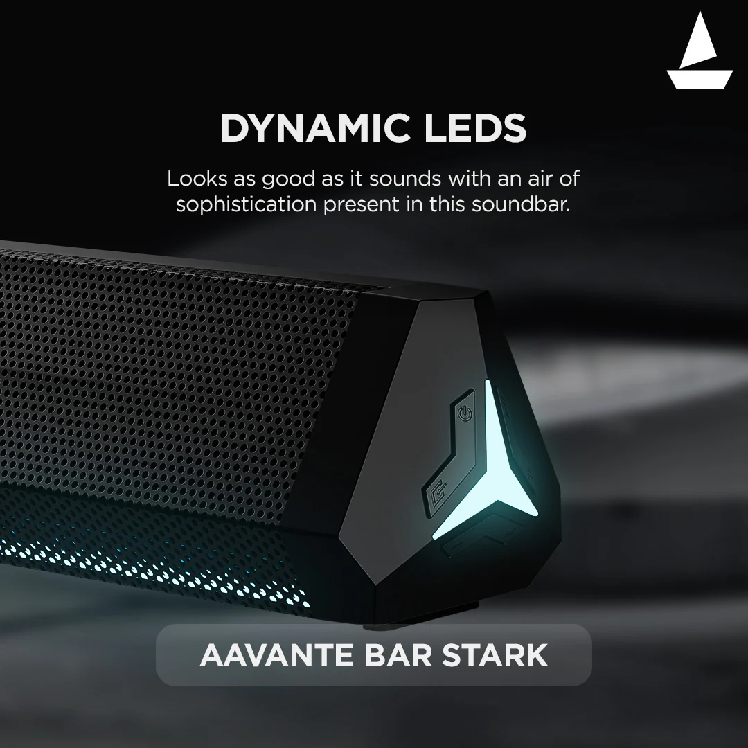 boAt Aavante Bar Stark | 160W RMS Bluetooth Soundbar with Wireless Subwoofer, boAt Signature Sound, Multiple EQ Modes, AUX - Image 2