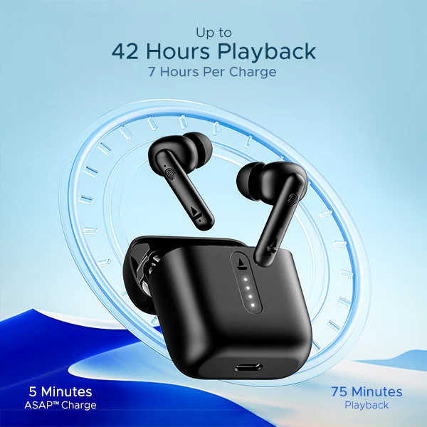 boAt Airdopes 141 | Wireless Earbuds with 42 Hours Playback, ENx™ Technology, BEAST™️ Mode - Image 11