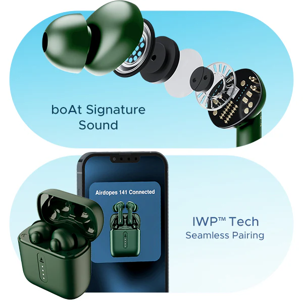 boAt Airdopes 141 | Wireless Earbuds with 42 Hours Playback, ENx™ Technology, BEAST™️ Mode - Image 21