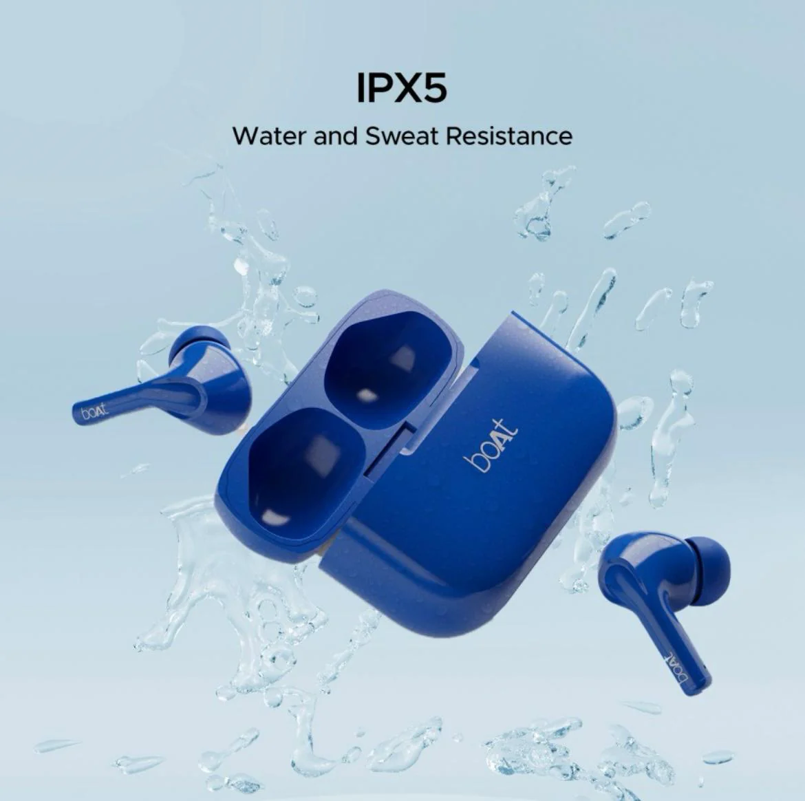 boAt Airdopes 161 | Wireless Earbuds with Massive Playback of upto 40 Hours, IPX5 Water & Sweat Resistance, IWP Technology, Type C Interface - Image 31