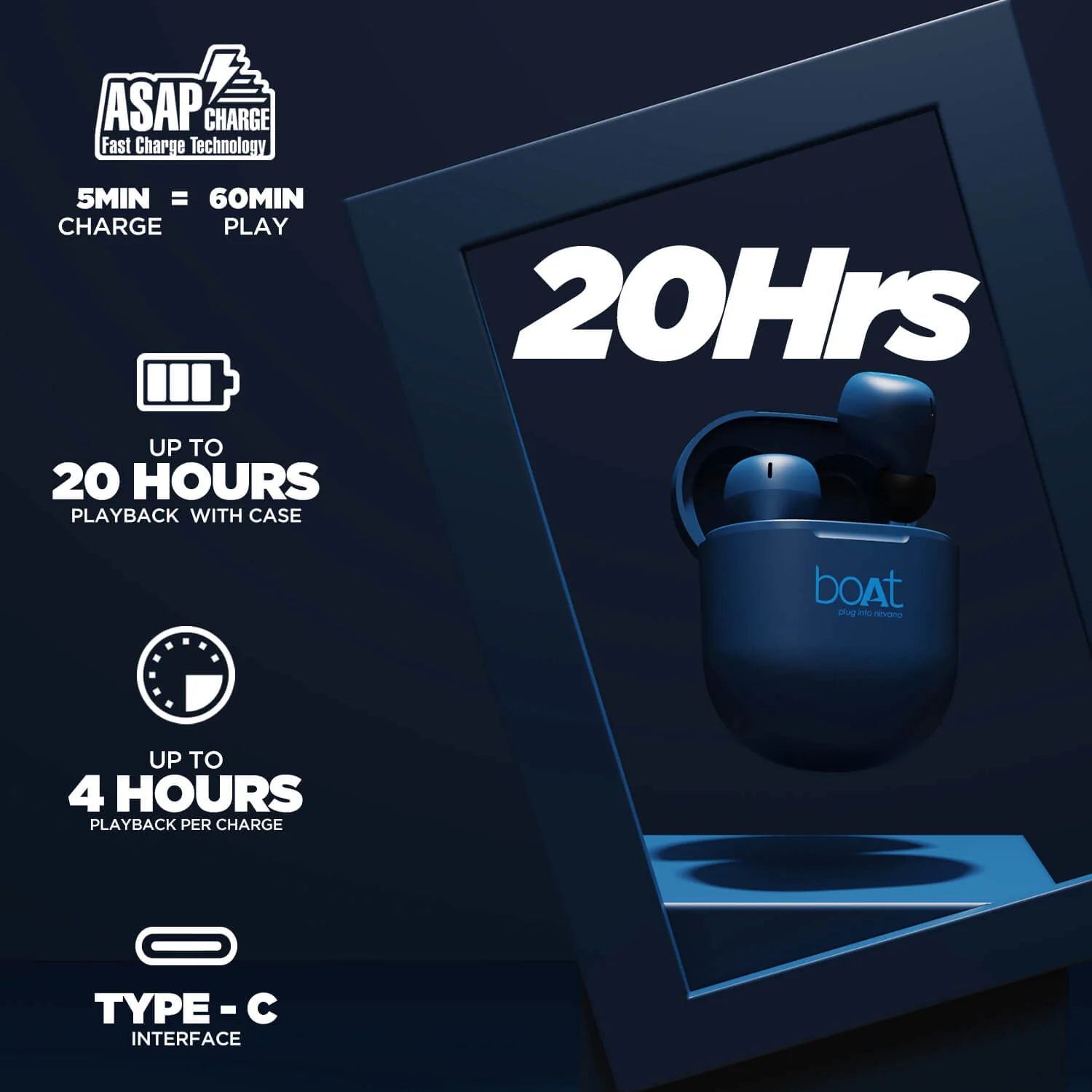 boAt Airdopes 381 | Bluetooth In-Ear Wireless Earbuds with 7mm Rhythmic Dynamic Drivers, Nonstop Music UpTo 20 Hours - Image 28