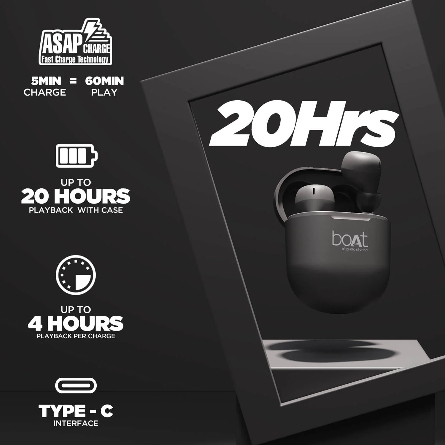 boAt Airdopes 381 | Bluetooth In-Ear Wireless Earbuds with 7mm Rhythmic Dynamic Drivers, Nonstop Music UpTo 20 Hours - Image 32