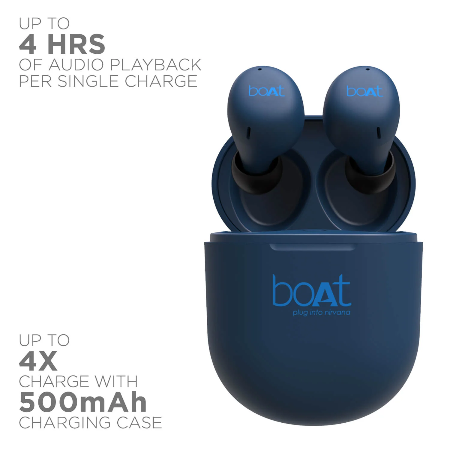 boAt Airdopes 383 | Wireless Earbuds with 7mm Rhythmic Dynamic Drivers, Up to 20 hours Playback, 500mAh Charging Case - Image 7