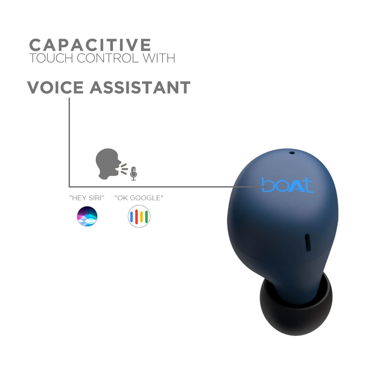 boAt Airdopes 383 | Wireless Earbuds with 7mm Rhythmic Dynamic Drivers, Up to 20 hours Playback, 500mAh Charging Case - Image 9