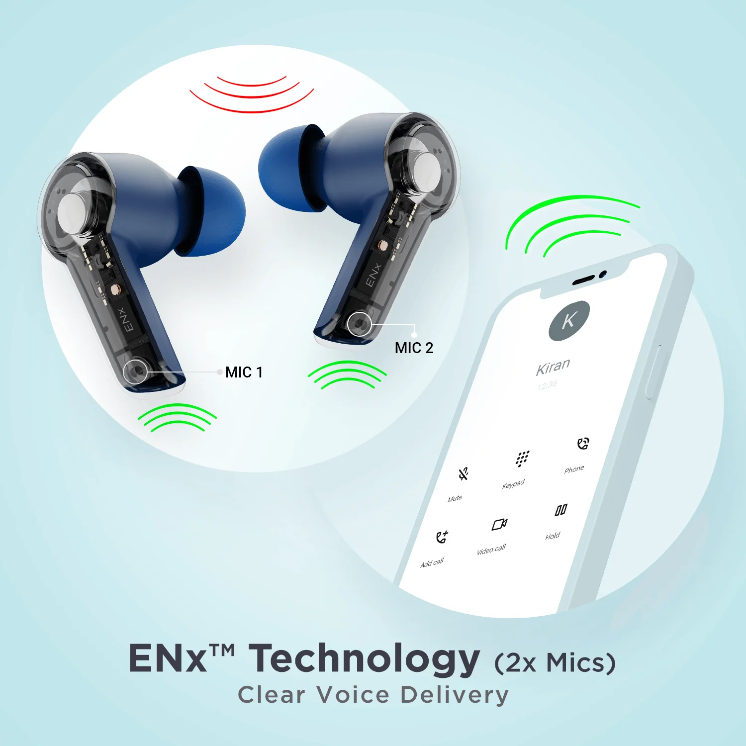 boAt Airdopes 411 ANC | Noise-Cancelling Earbuds with 10mm Drivers, ASAP™ Charge Technology, Up to 25dB ANC, ENx™ Technology, 17.5 Hours Playback - Image 15
