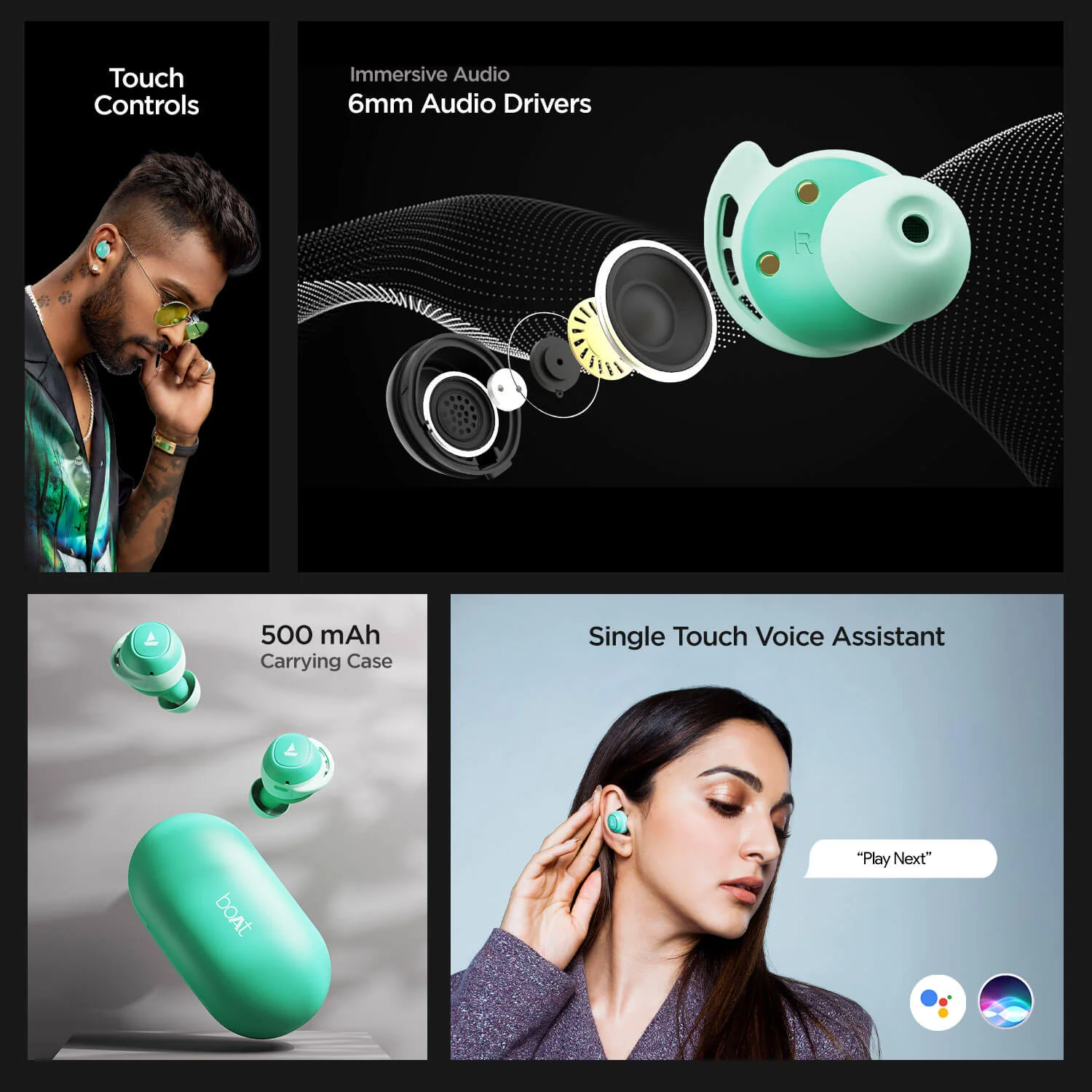 boAt Airdopes 441 | Wireless Earbuds with 6mm Driver, Nonstop Music Upto 20 Hours, IPX7 Water & Sweat Resistance - Image 20
