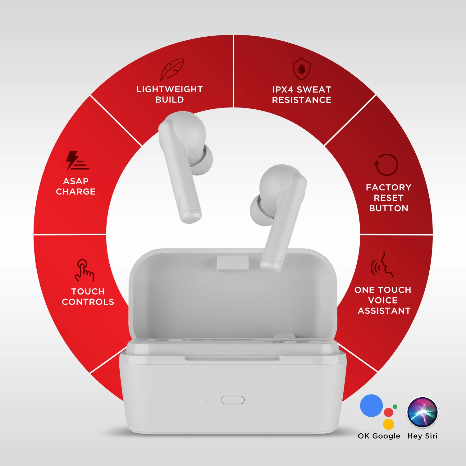 boAt Airdopes 452 | TWS Earbuds with 6mm Drivers, 380mAh Charging Case, ENx™ Technology, BEAST Mode for Gamers, ASAP™ Charge - Image 20