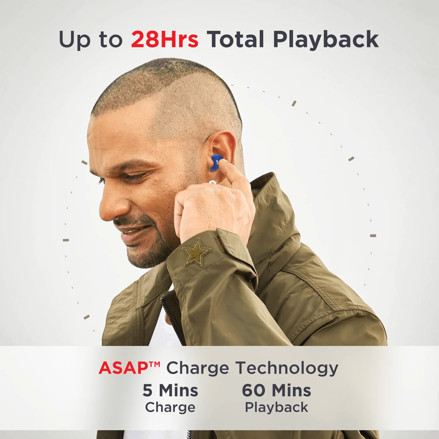 boAt Airdopes 500 ANC | Wireless Earbuds with 35dB Hybrid Active Noise Cancellation, 8mm Drivers, Quad Mics with ENx™ Technology, ASAP™ Charge - Image 7