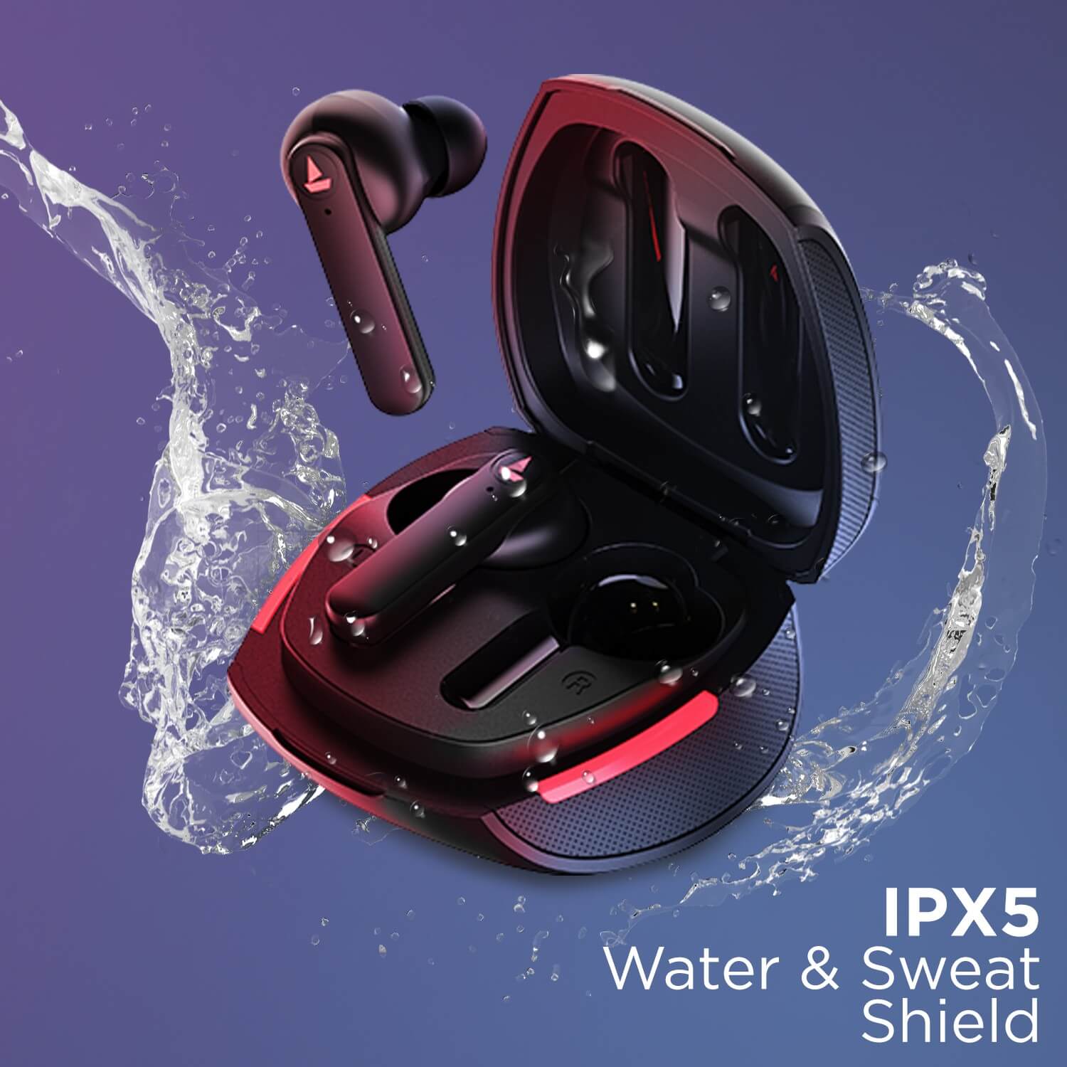 boAt Airdopes 641 | TWS Earbuds with BEAST™️ Mode for Gamers, 500mAh Charging Case, 6mm Dual Drivers, 30 Hours Playback - Image 6