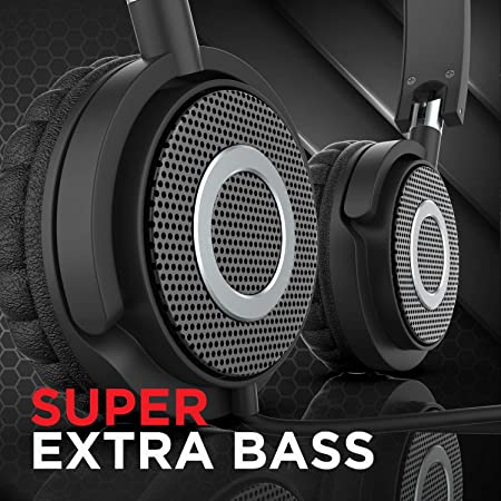boAt Bassheads 900 | Wired Earphones with 40mm Drivers, Compact & Foldable, In-line microphone, Super Bass - Image 7
