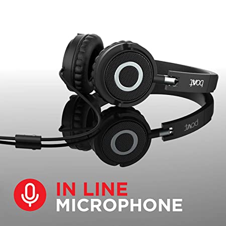 boAt Bassheads 900 | Wired Earphones with 40mm Drivers, Compact & Foldable, In-line microphone, Super Bass - Image 9