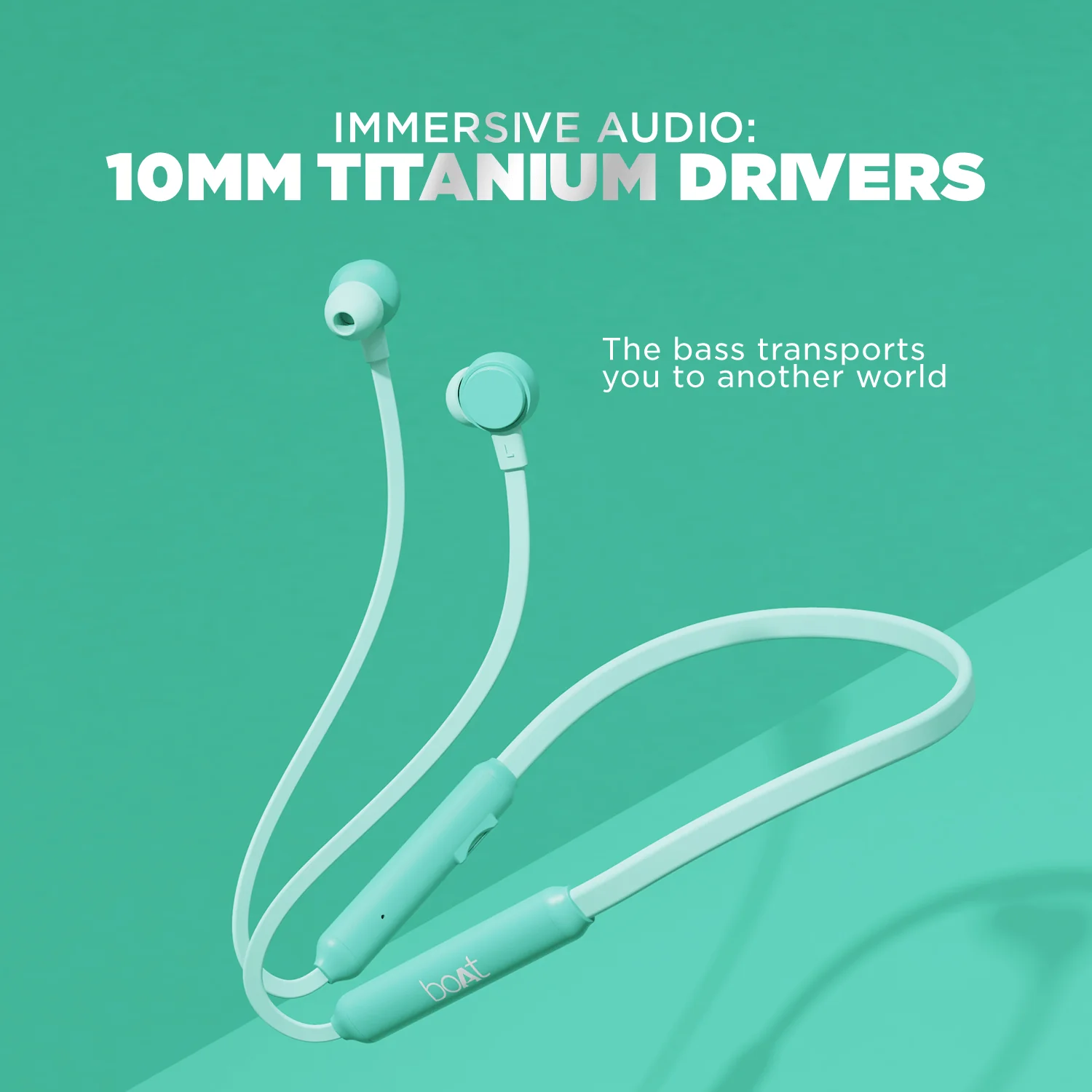 boAt 103 Wireless | Wireless Neckband with 15H Playback, 10mm Drivers, Bluetooth v5.0, IPX4 water-resistant - Image 17