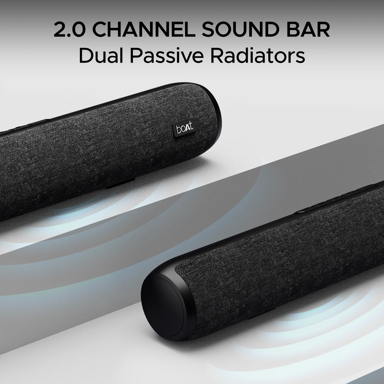 boAt Aavante Bar 600 | 25W RMS Bluetooth Stereo Soundbar, Up to 6 Hours Long Playback, 2.0 Channel, Dual Passive Radiators, BT, AUX - Image 4