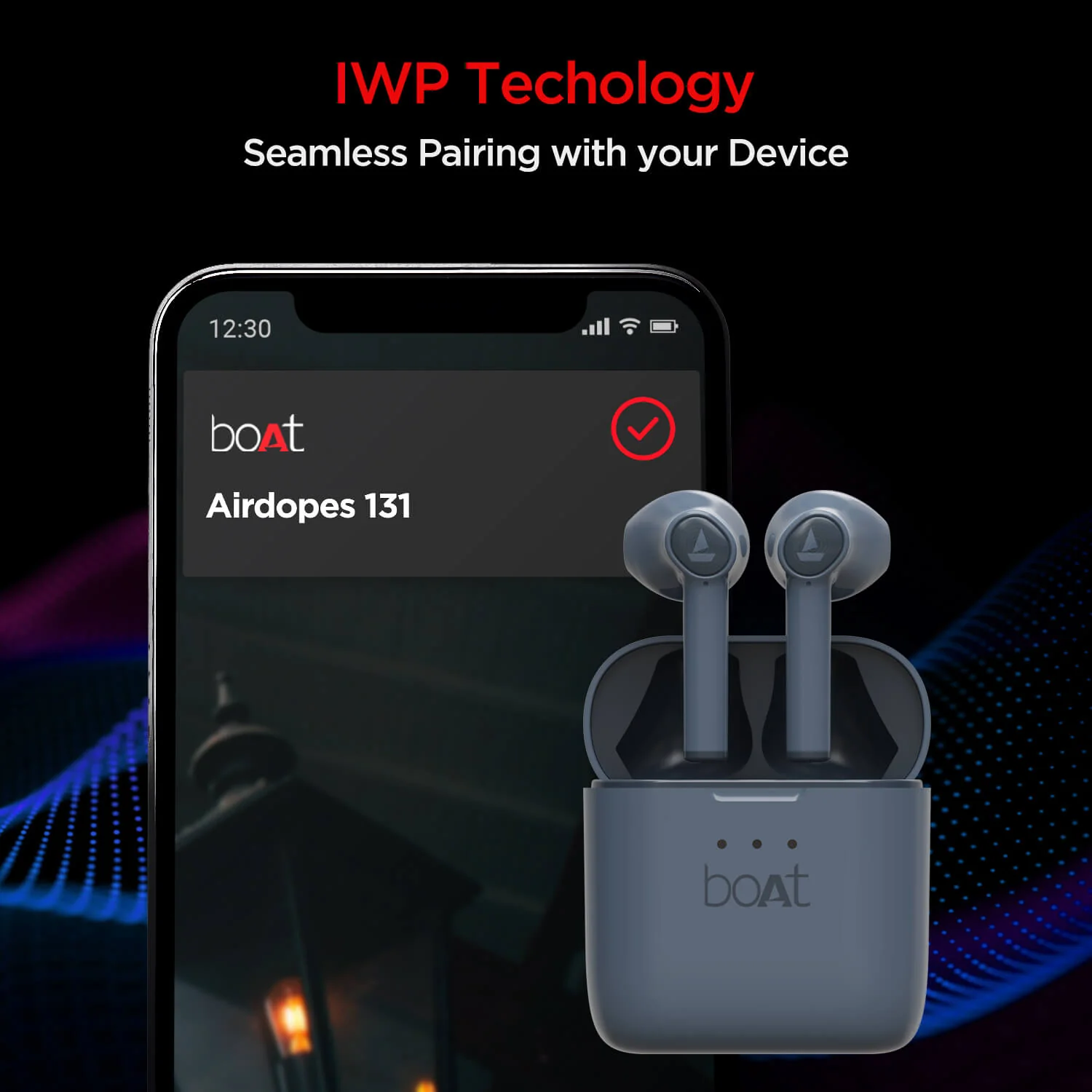 boAt Airdopes 138 | Wireless Earbuds with 13mm Drivers, Bluetooth V5.0+EDR, IWP Technology, 650mAh Pocket friendly Charging Case, 60 Hours nonstop music - Image 14