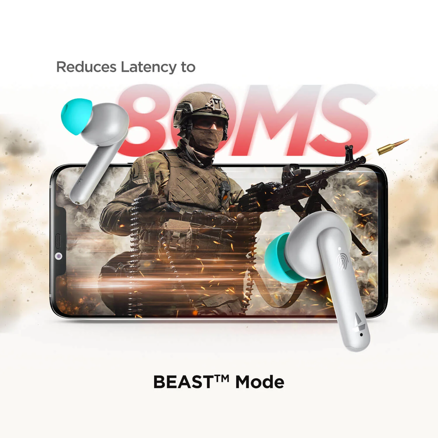 boAt Airdopes 148 | Wireless Earbuds with 8mm Drivers, IWP & ENxTM Technology, ASAP Fast Charge, Upto 42 hours Playback, IPX4 Sweat & Water Resistance - Image 10