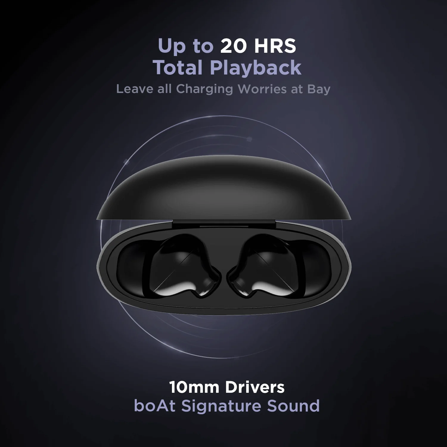 boAt Airdopes 183 | Wireless Bluetooth Earbuds with 10mm Driver, Upto 90 Minutes Playback in 10 Minutes Charge, ASAP Charge Technology, BEAST™ mode - Image 13