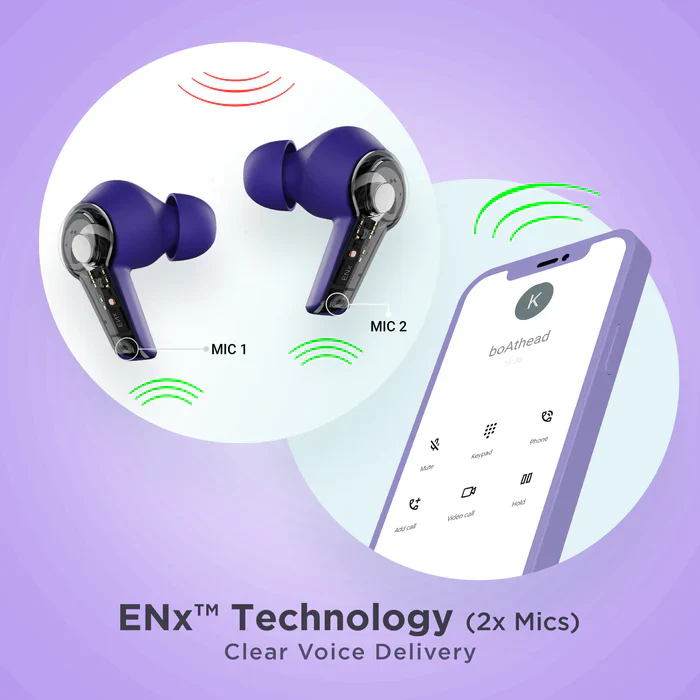 boAt Airdopes 413 ANC | Wireless Earbuds with Noise-Cancelling Earbuds With 10mm Drivers, ASAPTM Charge Technology, ENx™ Technology, Touch Gesture Volume Control - Image 13