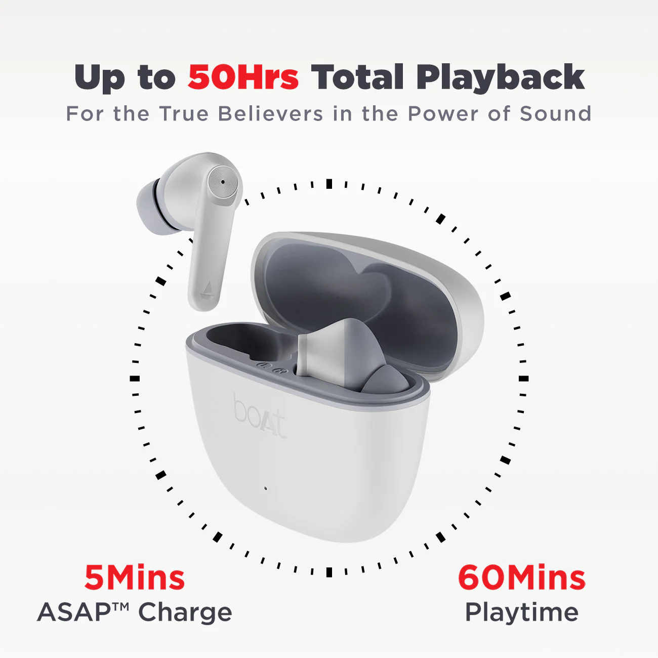 boAt Airdopes Atom 83 | True Wireless Earbuds with up to 50 Hours Playtime, Quad Mics with ENx™ Technology, 13mm Drivers, BEAST™ Mode, ASAP™ Charge - Image 9