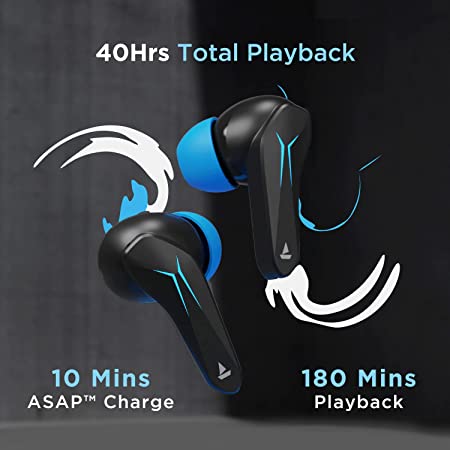 boAt Immortal 121 | Bluetooth Gaming Wireless Earbuds with BEAST™️ Mode (40ms Low Latency), ASAP™️ Charge, 40 Hours Playback, & Blazing RGB Lights - Image 9