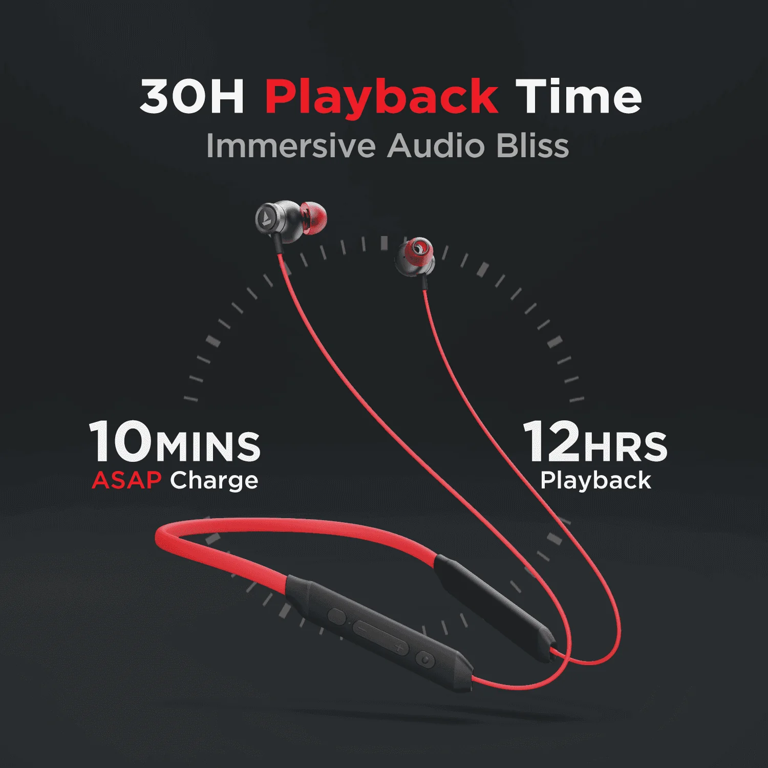 boAt Rockerz 205 Pro | Bluetooth Earphone with 10mm Drivers, Upto 30 Hour Playback, Lightweight Magnetic Earbuds - Image 12