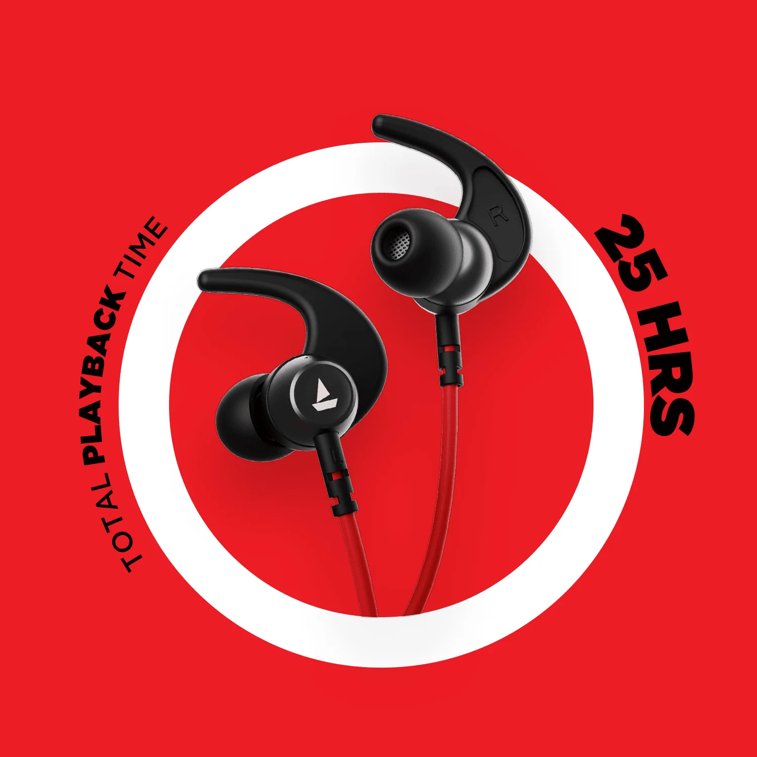 boAt Rockerz 260 | Wireless Bluetooth Earphone with Insta Wake N' Pair, Quad Mics with ENx Technology & ASAP™ Charge - Image 5