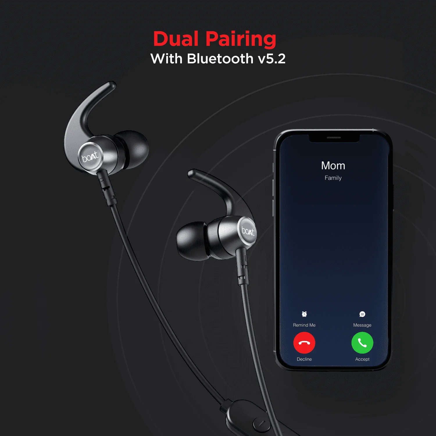boAt Rockerz 330 Pro | Wireless Bluetooth Neckband with 10mm Dynamic Drivers, Up to 60 Hours of Playback, ENx Technology - Image 6