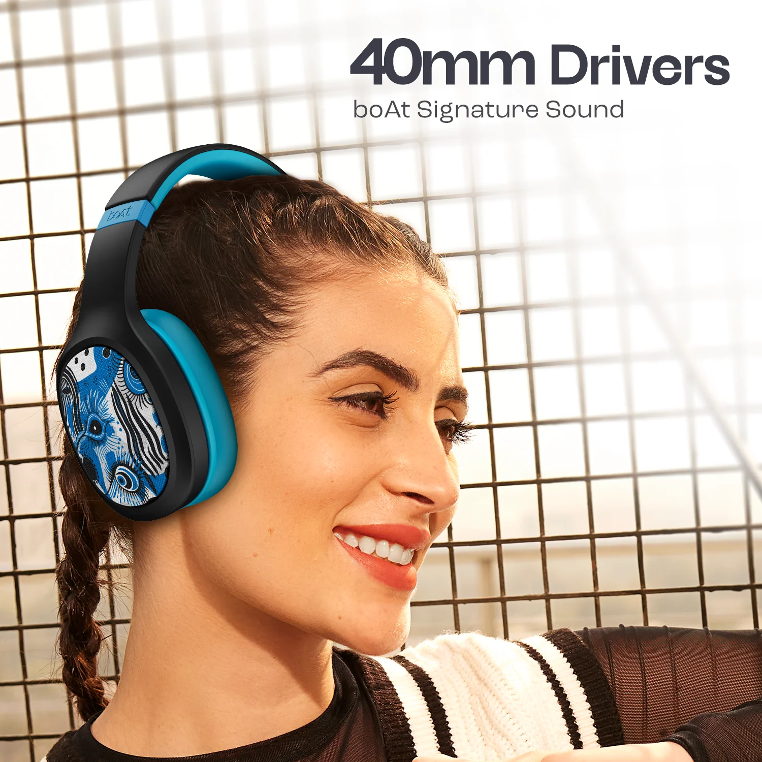 boAt Rockerz 460 | Wireless Headphone with 40mm Drivers, 30 HRS of Fuel, ENx™ Technology For Clear Calls, Dual Pairing - Image 39