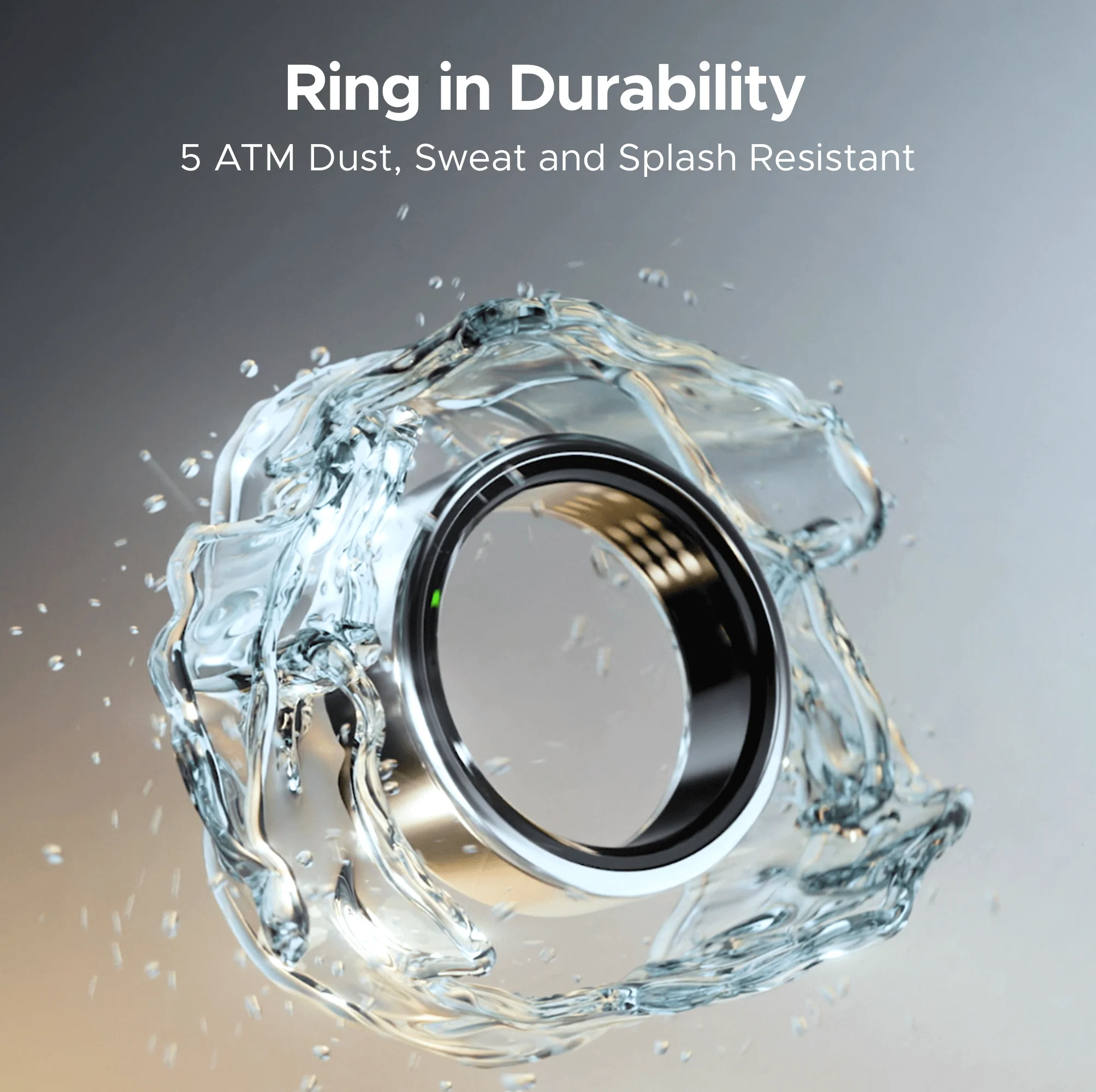 boAt Smart Ring Active | Smart Ring with Stainless Steel Design, 90% Lighter, Health Monitoring, Magnetic Charging Case HME - Image 29