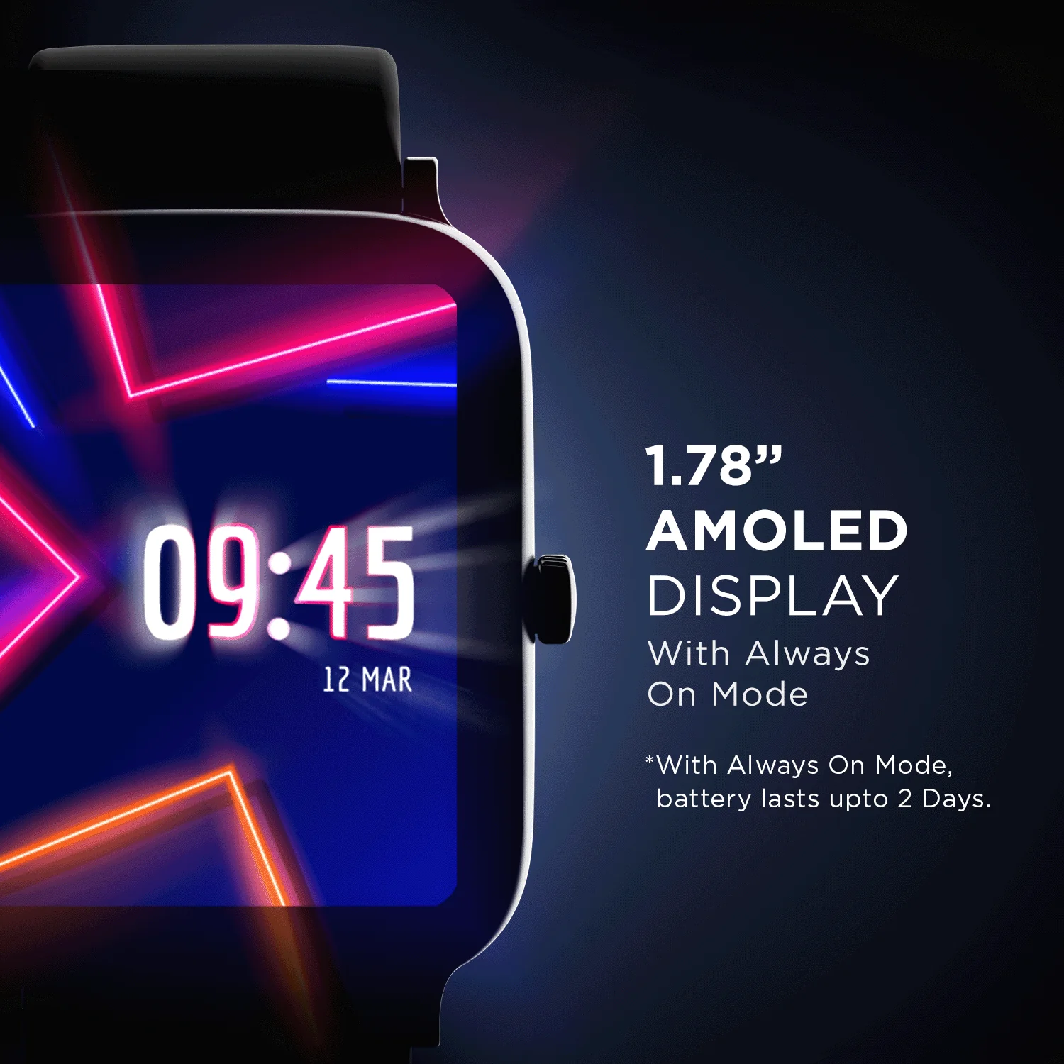 boAt Storm Pro Call | Bluetooth Calling Smartwatch with 1.78" (4.52cm) AMOLED 60Hz screen, IP68 dust & water resistance - Image 5