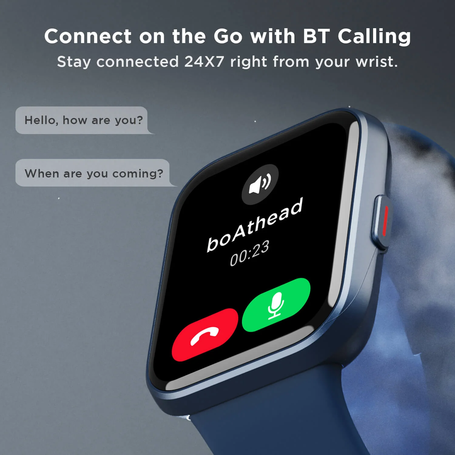boAt Wave Connect | Bluetooth Calling Smartwatch with 1.69" (4.29 cm) HD Display with Built in Alexa, 60+ Sports Modes - Image 7