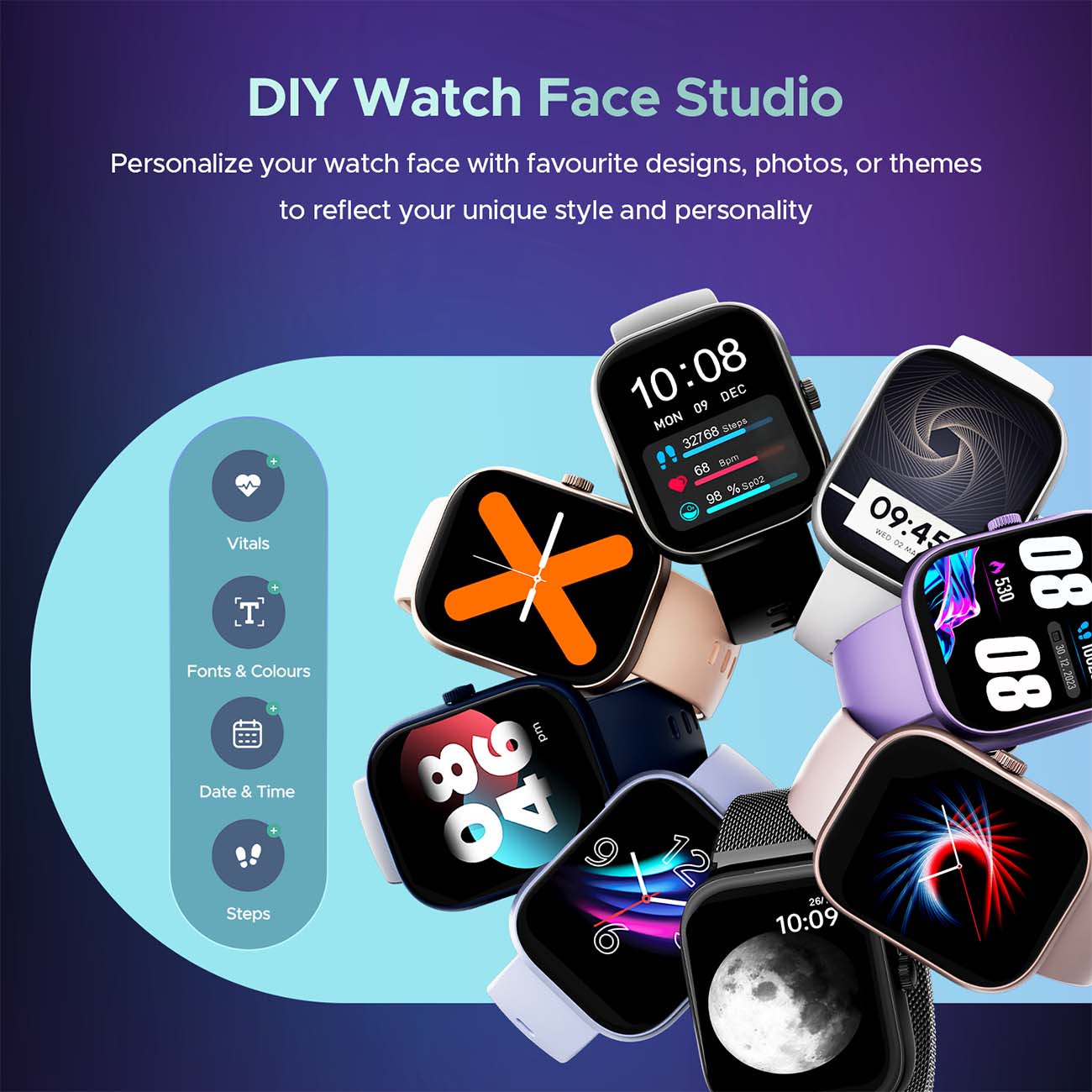 boAt Wave Sigma 3 | Smartwatch with 2.01' Display, BT Calling, 700+ Active Modes, Emergency SOS, Live Sports Updates - Image 65