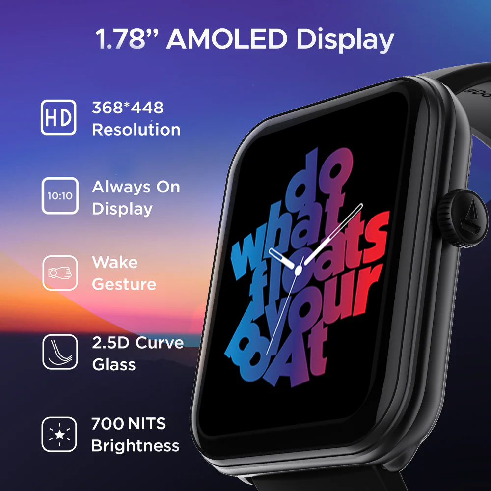 boAt Cosmos Plus | Smartwatch with 1.78" (4.52cm) AMOLED Display, BT Calling, 100+ Sports Modes, Heart Rate, SpO2 - Image 18