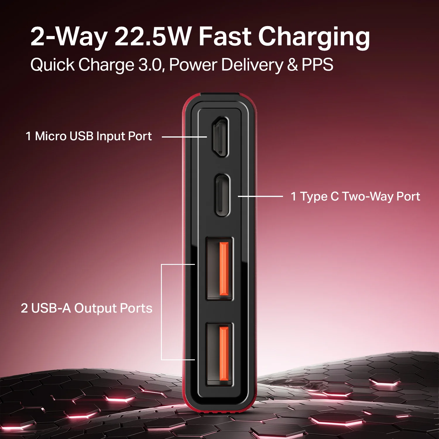 EnergyShroom PB300 SS Edition | Powerbank with 10000mAh battery capacity with Smart IC protection, 22.5W fast charging - Image 26