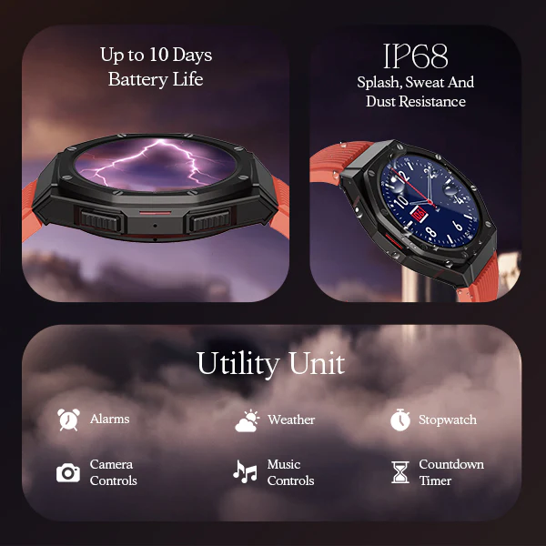boAt Enigma X600 | Smartwatch with 1.43" (3.63 cm) Amoled Round Display, BT Calling, 100+ Watch Faces, 100+ Sports Modes - Image 16