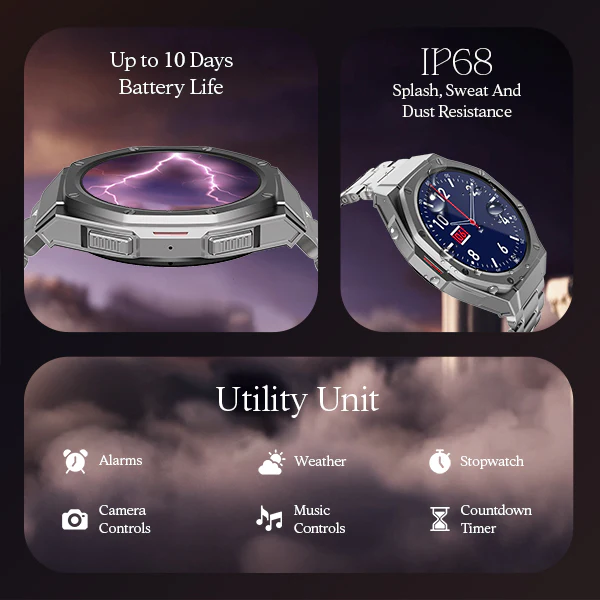 boAt Enigma X600 | Smartwatch with 1.43" (3.63 cm) Amoled Round Display, BT Calling, 100+ Watch Faces, 100+ Sports Modes - Image 23