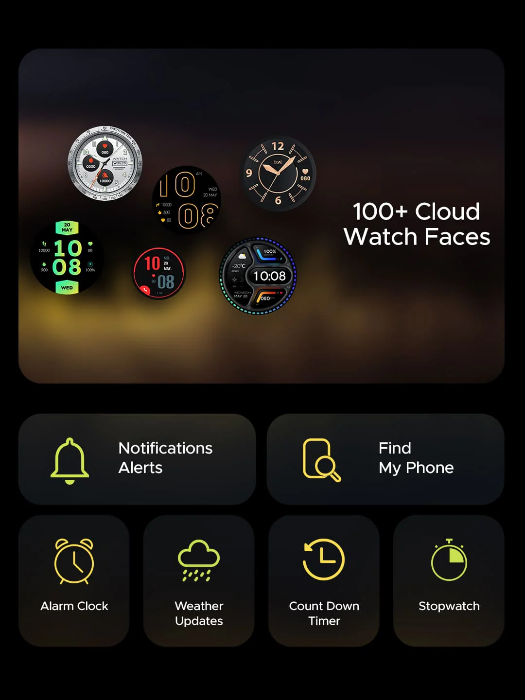 boAt Lunar Connect Ace | Round AMOLED Display Smartwatch with 1.43" (3.63 cm) Screen, Bluetooth Calling, 100+ Sports Modes - Image 18