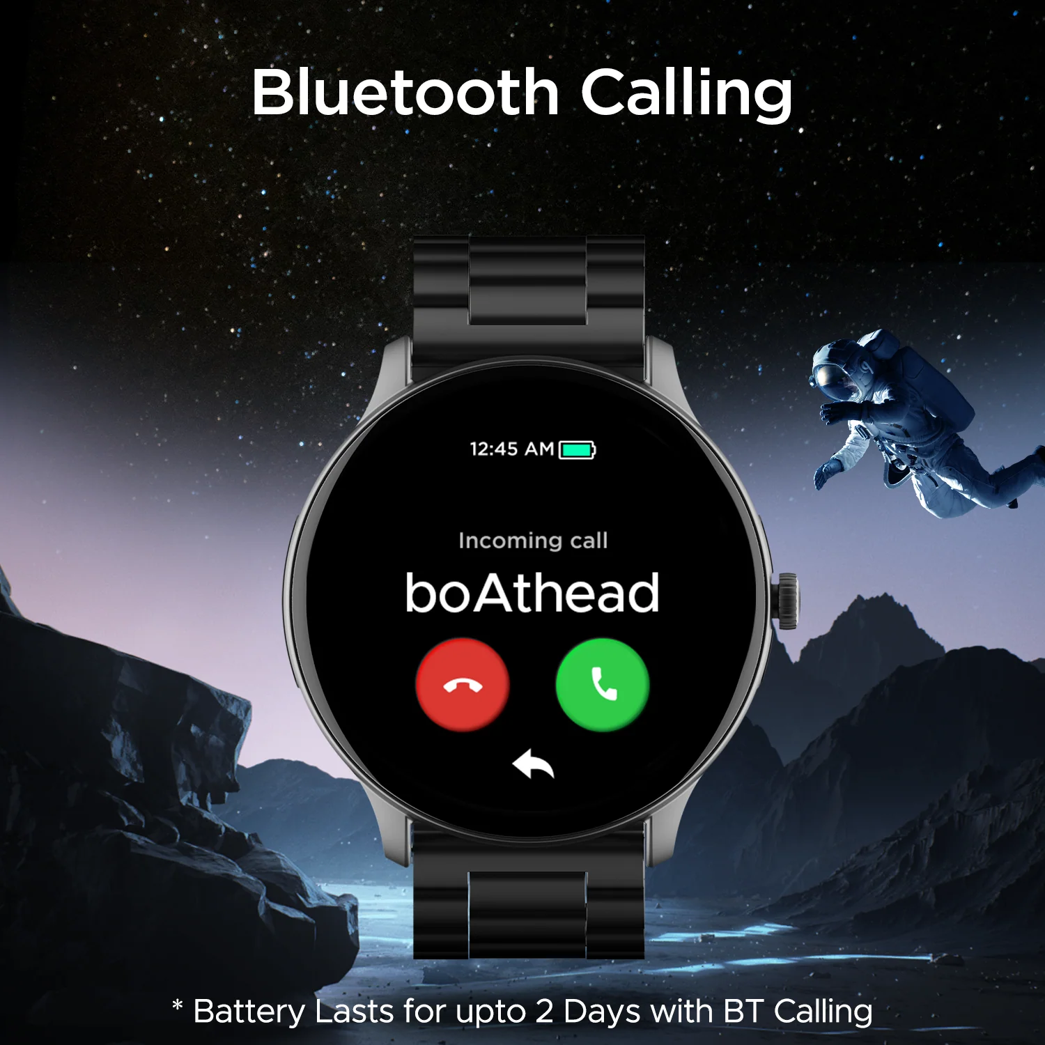 boAt Lunar Connect Pro | Premium Round Dial Smartwatch with 1.39" (3.53 cms) Big Amoled Display, Watch Face Studio, 700+ Active Modes, 15 Days Of Battery Life - Image 18