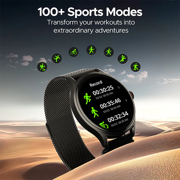 boAt Lunar Mirage | Smartwatch with 1.52" (3.86cm) Round HD Display, BT Calling, 100+ Sports Modes, Functional Crown - Image 46