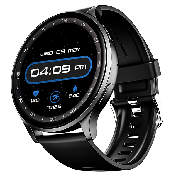 boAt Lunar Orb | Smartwatch with 1.45" (3.68cm) Amoled Display, BT Calling,  Crest+ OS, Watch Face Studio