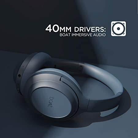 boAt Nirvanaa 1007ANC | Noise Cancelling Headphone with 40mm Dynamic Drivers, 30 Hours Playback, SmartWave™️ Technology - Image 3
