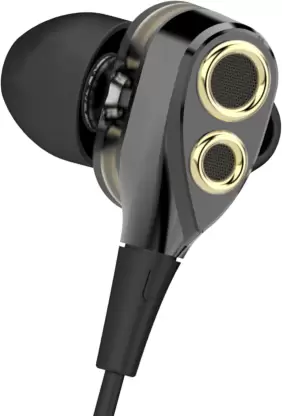 boAt Nirvanaa DUO | Stylish Hawk-Inspired Design Wired Earphones with 10mm Dynamic Dual Driver, Super Extra Bass - Image 2