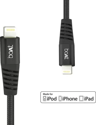 Para-Armour Lightning Cable MFI Certified 1.5M | Apple Certified Lightning Cable with 480mbps Data Transfer Speed, Metal Braided, Durable Connectors - Image 2