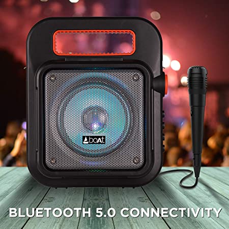 Party Pal 20 | Premium 15W Portable Bluetooth Speaker with Led Lit, Full Range Driver, 4.5 Hours of Party Time, BT, Aux, - Image 3
