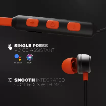 boAt Rockerz 195 | Equipped with 10mm Titanium Drivers, 15H Nonstop Playback, Fast Charging, Magnetic Earbuds - Image 3