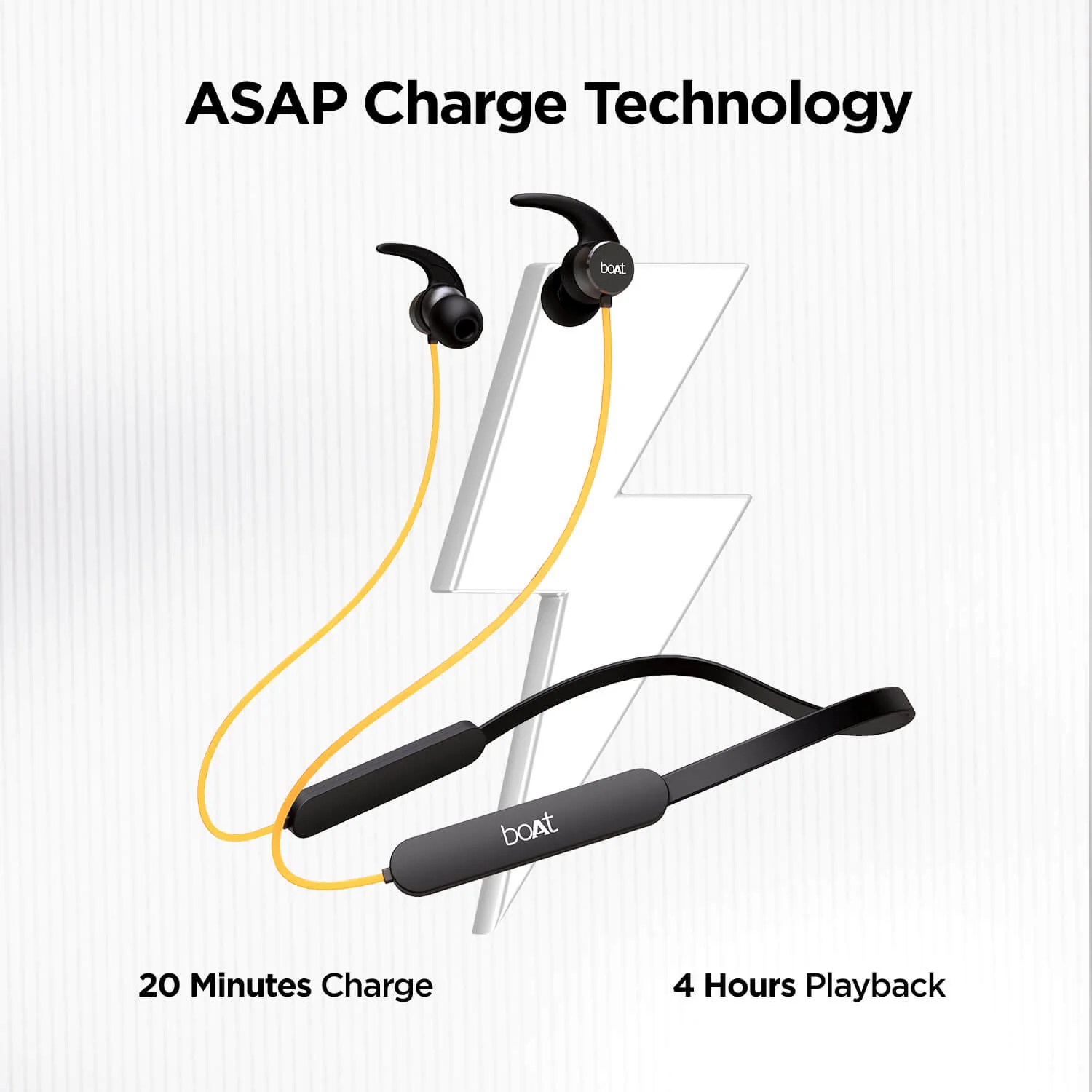 boAt Rockerz 255 Pro | Wireless Neckband with 10mm Drivers, Upto 8H Uninterrupted Music, Ergonomic and comfortable - Image 10