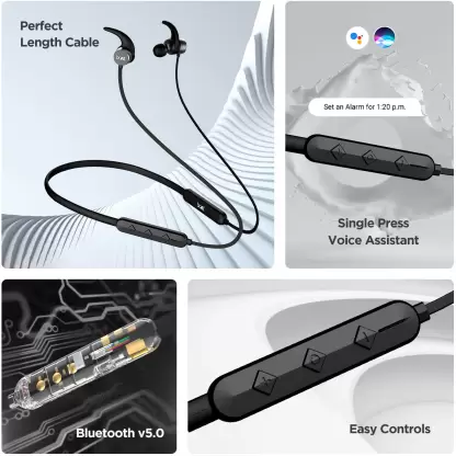 boAt Rockerz 255F | True HD Neckband with 10mm Dynamic Driver, Bluetooth 4.1, UpTo 6 Hours Playback, 110mah Battery - Image 9