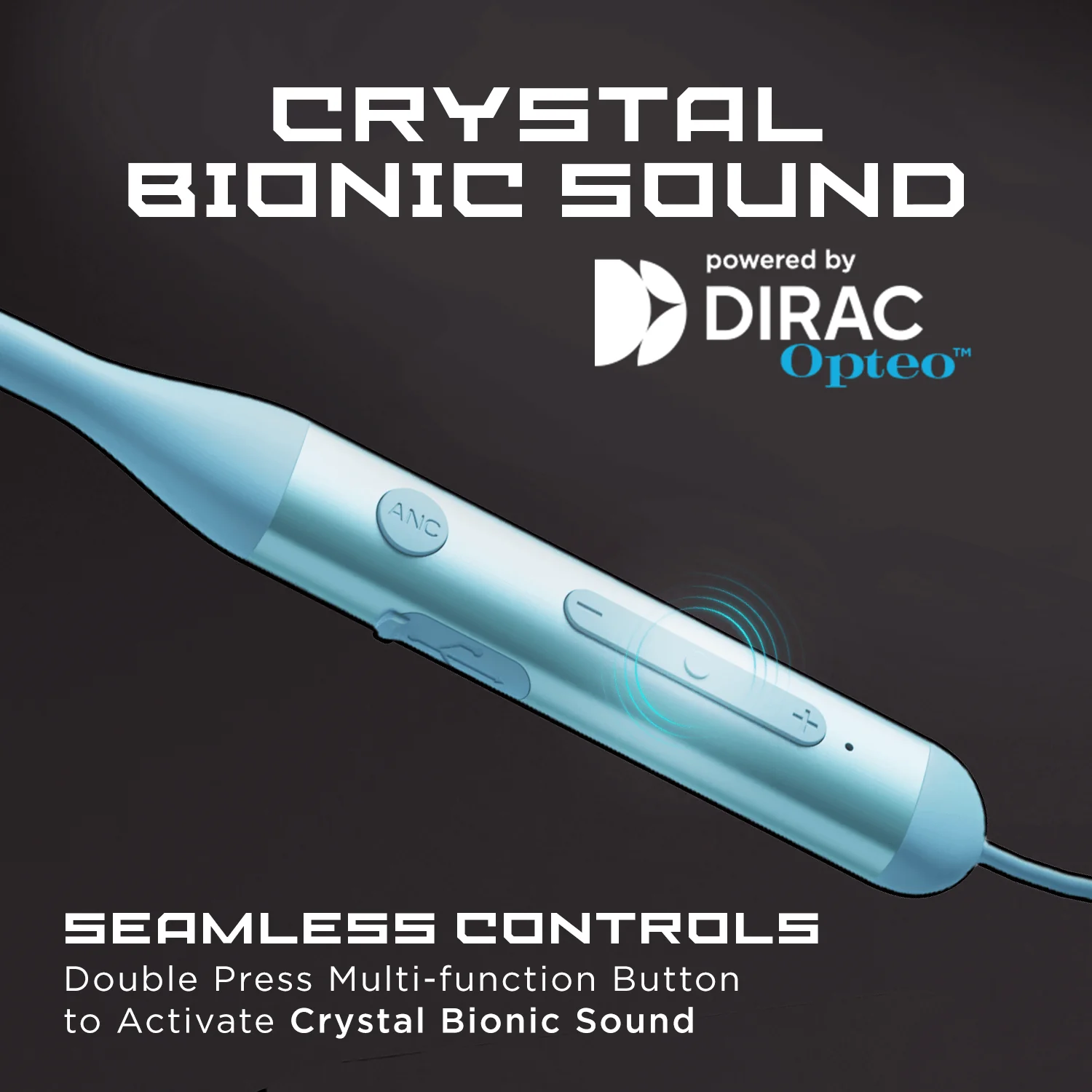 Rockerz 330 ANC | Best Neckband with 13mm Drivers, DIRAC Opteo™, Active Noise Cancelling and ENx™ Technology, 24 Hours Playtime - Image 5