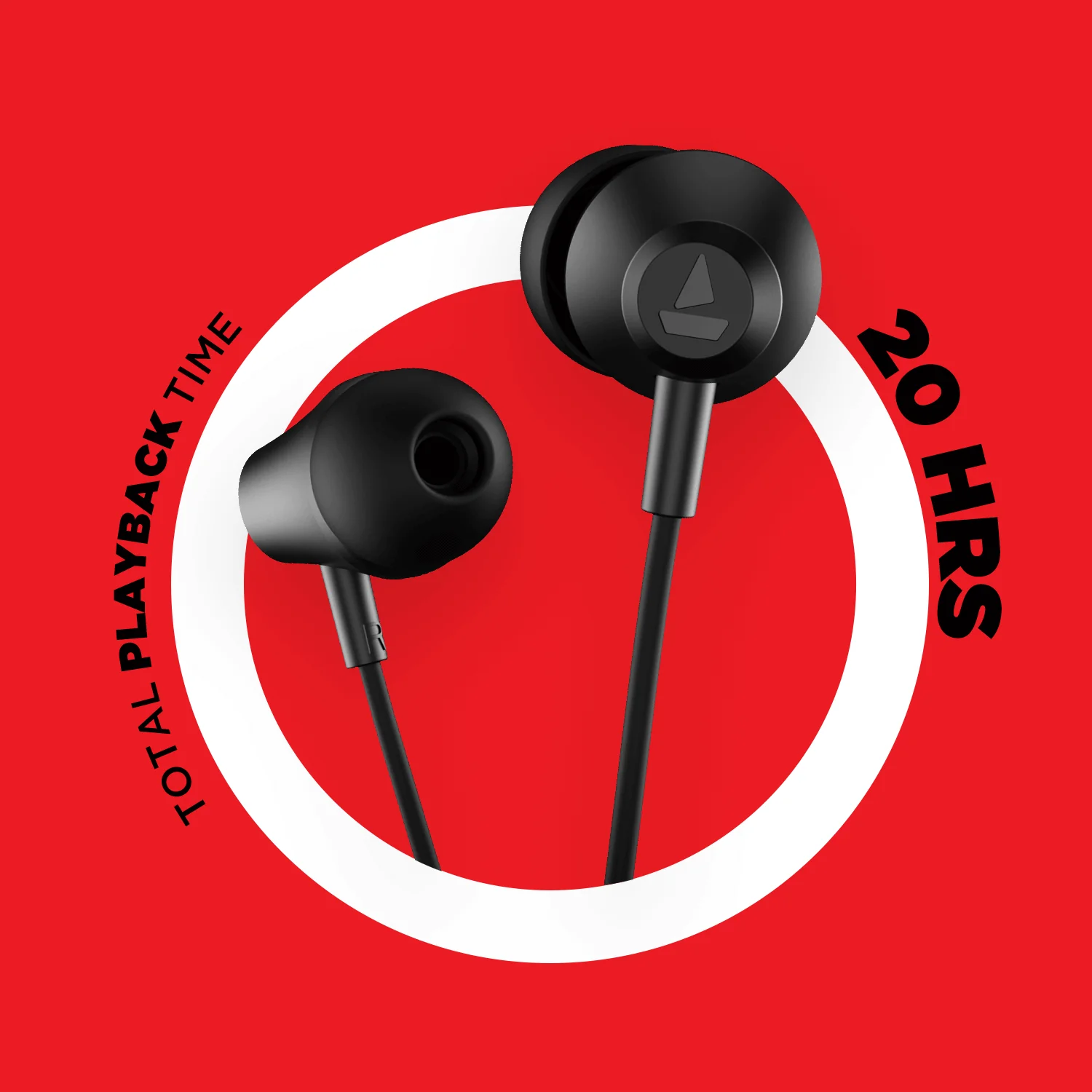 boAt Rockerz 375 | Wireless Earphone with 10mm Driver in both Ears, Upto 20Hrs Playback, BEAST™ Mode with 3D Spatial Sound, boAt Signature Sound - Image 5