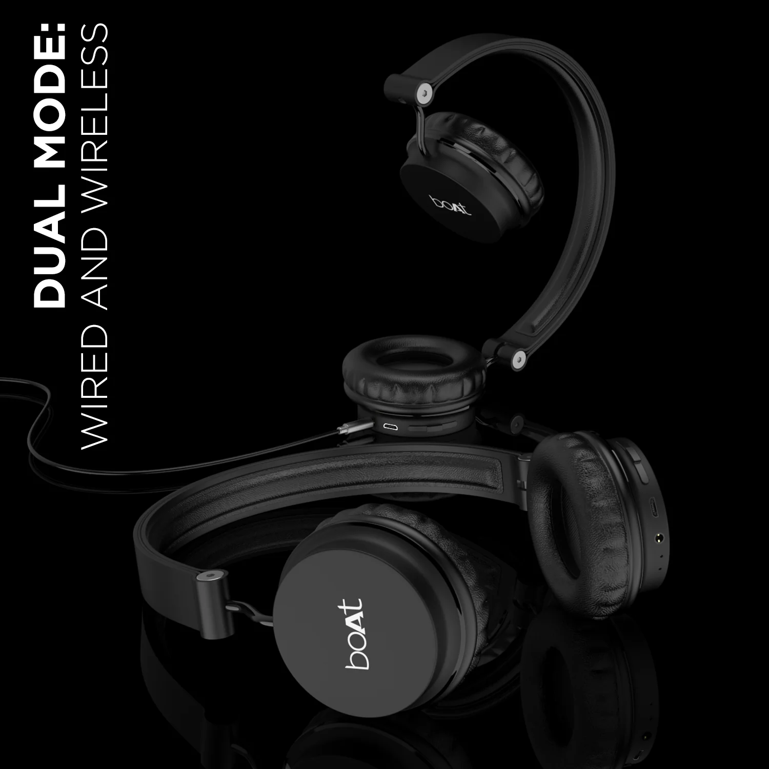 boAt Rockerz 400 | Wireless Bluetooth Headphone with 40mm Dyanmic Drivers, 8 Hours Non-Stop Playback, Lightweight & Portable - Image 11
